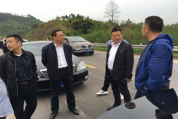 4.14蓮都區(qū)領(lǐng)導(dǎo)赴現(xiàn)場(chǎng)調(diào)研，關(guān)心支持公司發(fā)展后勁